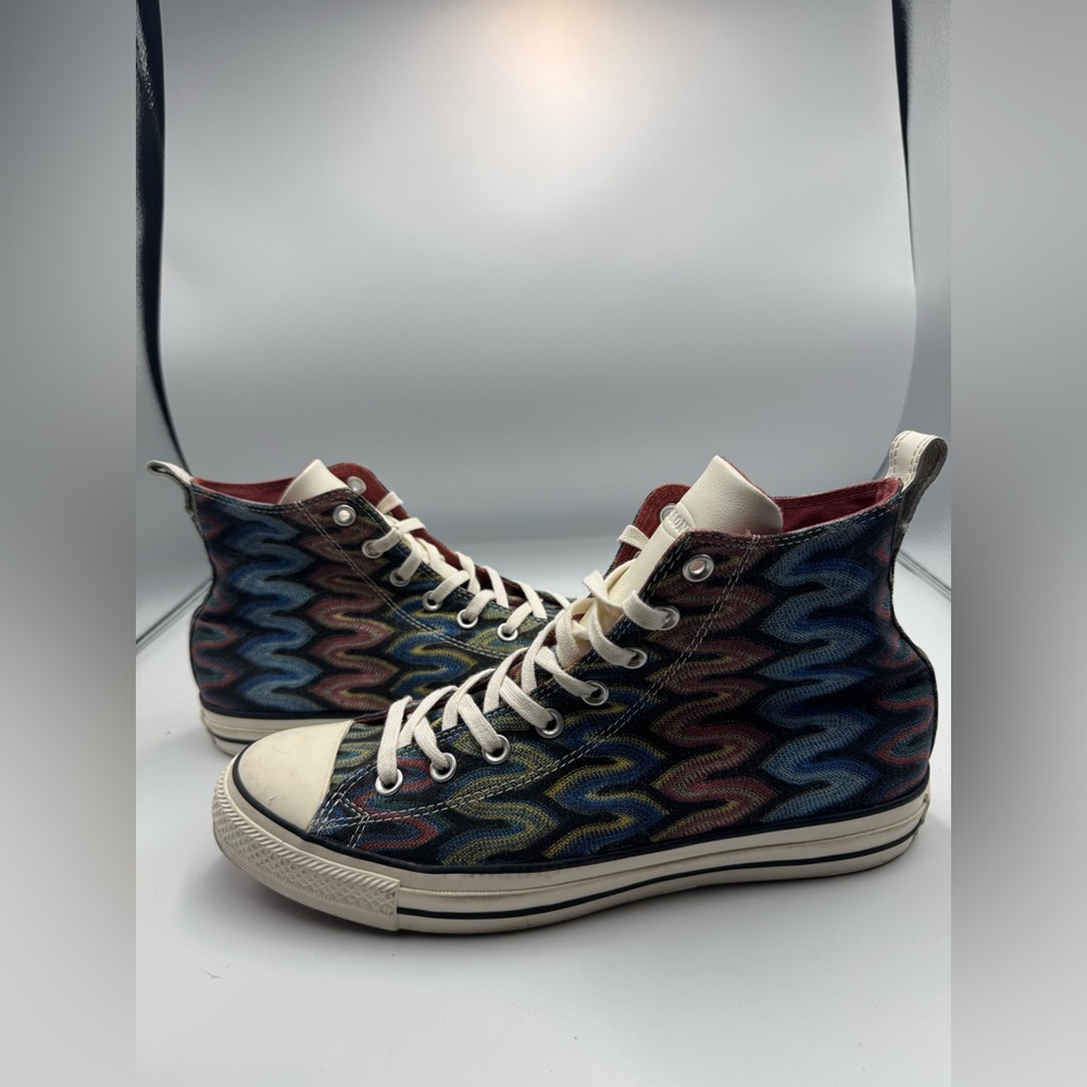 Converse x Missoni High Top Sneakers - Multicolor Weave Pattern